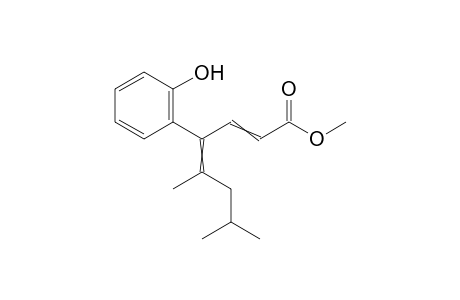 methyl 4-(2-hydroxyphenyl)-5,7-dimethyl-octa-2,4-dienoate