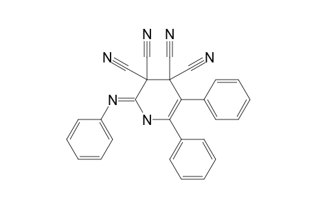 3,3,4,4-Tetracyano-5,6-diphenyl-2-(phenylimino)-3,4-dihydropyridine