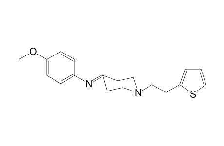 N-(4-Methoxyphenyl)-1-[(2-thiophen-2-yl)ethyl]piperidin-4-imine