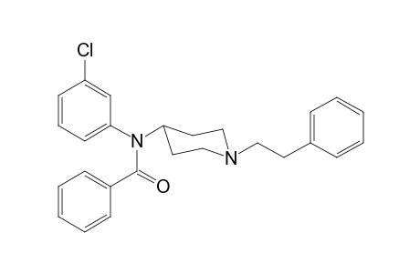 N-3-Chlorophenyl-N-[1-(2-phenylethyl)piperidin-4-yl]benzamide