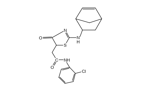 2'-chloro-2-[(5-norbornen-2-yl)amino]-4-oxo-2-thiazoline-5-acetanilide