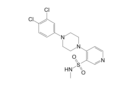 4-[4-(3,4-dichlorophenyl)-1-piperazinyl]-N-methyl-3-pyridinesulfonamide