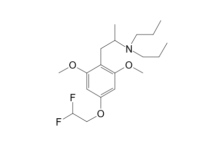 N,N-Dipropyl-4-(2,2-difluoroethoxy)-2,6-dimethoxyamphetamine