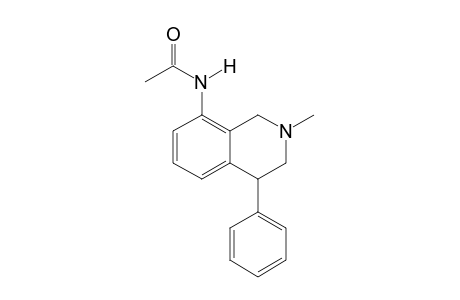 N-(2-Methyl-4-phenyl-1,2,3,4-tetrahydro-8-isoquinolinyl)acetamide