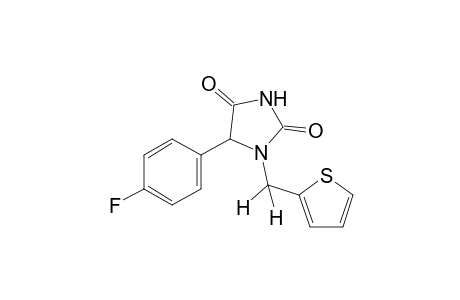 5-(p-fluorophenyl)-1-(2-thenyl)hydantoin