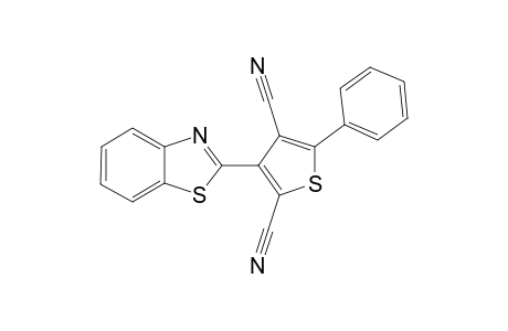 3-(benzo[d]thiazol-2-yl)-5-phenylthiophene-2,4-dicarbonitrile