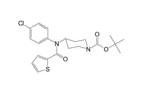 tert-Butyl-4-[(4-chlorophenyl)(thiophene-2-carbonyl)amino]piperidine-1-carboxylate