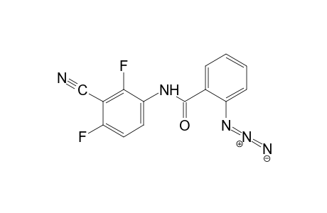 2-azido-3'-cyano-2',4'-difluorobenzanilide