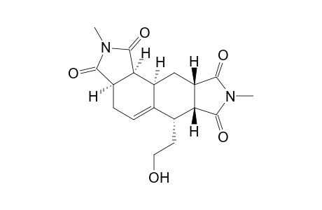 (3aR,6S,6aR,9aS,10aR,10bS)-6-(2-hydroxyethyl)-2,8-dimethyl-3a,4,6,6a,10,10a-hexahydroisoindolo[5,6-e]isoindole-1,3,7,9(2H,8H,9aH,10bH)-tetraone