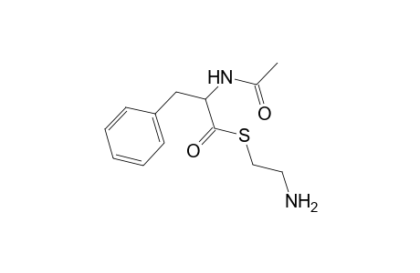 S-(2-Aminoethyl) 2-(acetylamino)-3-phenylpropanethioate