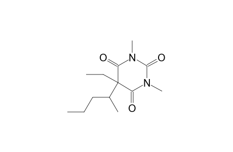 2,4,6(1H,3H,5H)-Pyrimidinetrione, 5-ethyl-1,3-dimethyl-5-(1-methylbutyl)-