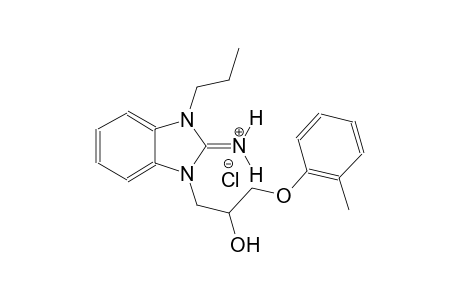 1-[2-hydroxy-3-(2-methylphenoxy)propyl]-3-propyl-1,3-dihydro-2H-benzimidazol-2-iminium chloride