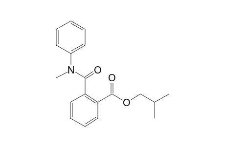 Phthalic acid, monoamide, N-methyl-N-phenyl-, isobutyl ester