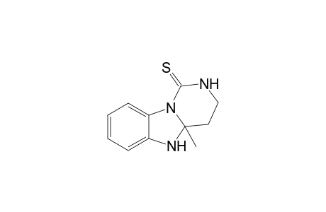 4a-methyl-2,3,4,5-tetrahydropyrimido[1,6-a]benzimidazole-1-thione