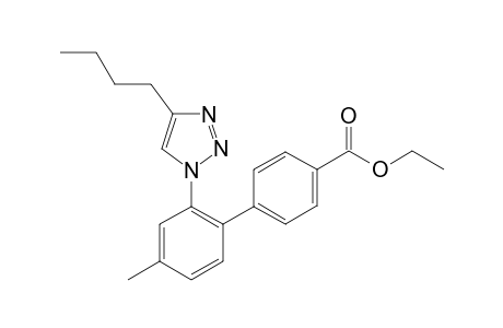 2'-(4-Butyl-1,2,3-triazol-1-yl)-4'-methylbiphenyl-4-carboxylic acid ethyl ester