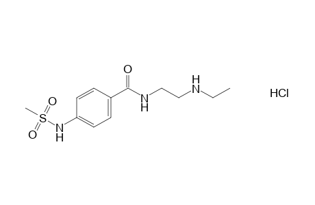 N-[2-(ethylamino)ethyl]-p-(methylsulfonamido)benzamide, monohydrochloride