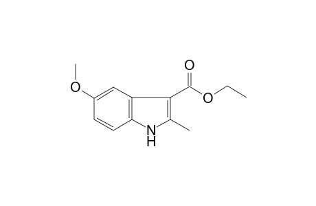 1H-indole-3-carboxylic acid, 5-methoxy-2-methyl-, ethyl ester