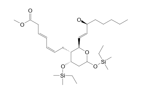 11-dehydrothromboxane-B2-methyl ester-dimethylethysilyl derivative