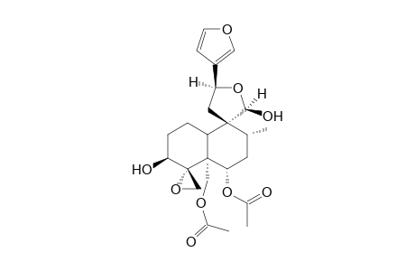 20-epi-3,20-Di-O-deacetyl-Teupyreinidin