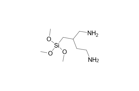 1,4-Butanediamine, 2-[(trimethoxysilyl)methyl]-