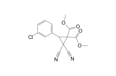 1,1-Dimethyl 3-(3-chlorophenyl)-2,2-dicyanocyclopropane-1,1-dicarboxylate