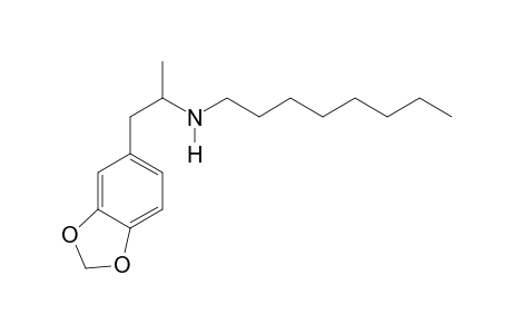 N-Octyl-1-(3,4-methylenedioxyphenyl)propan-2-amine