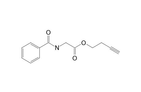 2-Benzamidoacetic acid but-3-ynyl ester