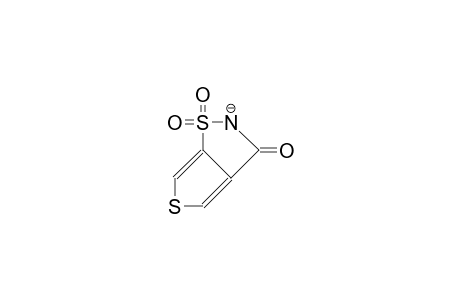 3(2H)-Oxo-thieno(3,4-D)isothiazole 1,1-dioxide anion
