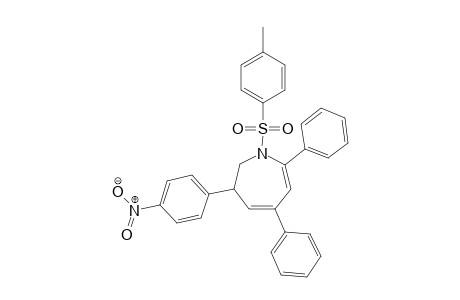 3-(4-Nitrophenyl)-5,7-diphenyl-1-tosyl-2,3-dihydro-1H-azepine