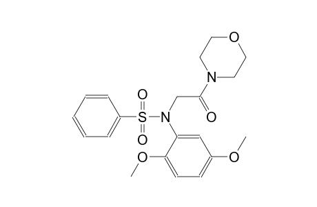 benzenesulfonamide, N-(2,5-dimethoxyphenyl)-N-[2-(4-morpholinyl)-2-oxoethyl]-