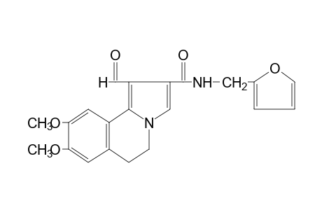 5,6-dihydro-8,9-dimethoxy-1-formyl-N-furfurylpyrrolo[2,1-a]isoquinoline-2-carboxamide