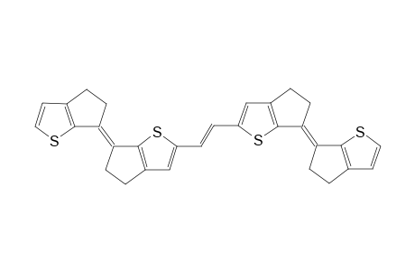 2,2'-Bis[6,6'-Bis(4,5-dihydro-6H-cyclopenta[b]thiophenylidene)-2,2'-diyl]ethene