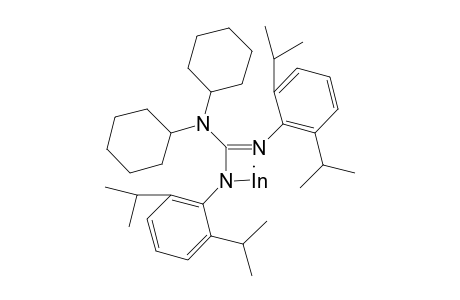2-(N,N-Dicyclohexylamino)-1,3-bis(2',6'-diisopropylphenyl)-1,3-diaza-4-indiacyclobuta-1,2-diene