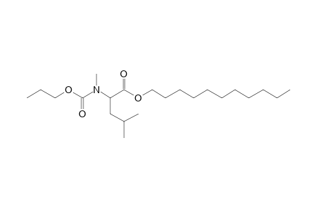 L-Leucine, N-methyl-N-propoxycarbonyl-, undecyl ester