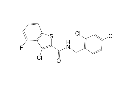 3-chloro-N-(2,4-dichlorobenzyl)-4-fluoro-1-benzothiophene-2-carboxamide