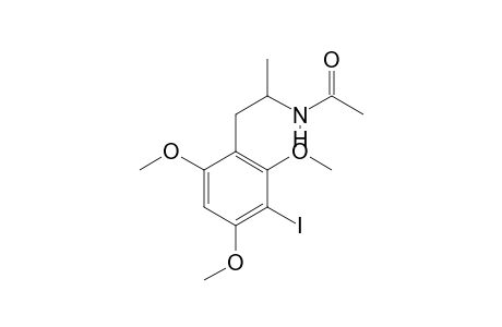 2,4,6-Trimethoxy-3-iodoamphetamine AC