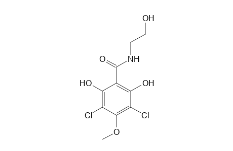3,5-DICHLORO-N-(2-HYDROXYETHYL)-4-METHOXY-gamma-RESORCYLAMIDE