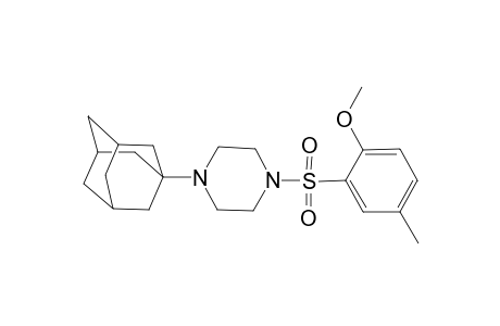 1-(1-Adamantyl)-4-[(2-methoxy-5-methylphenyl)sulfonyl]piperazine