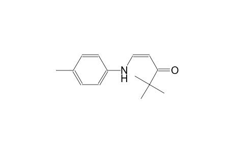 1-penten-3-one, 4,4-dimethyl-1-[(4-methylphenyl)amino]-, (1Z)-