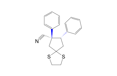 7,8-trans-DIPHENYL-1,4-DITHIASPIRO[4.4]NONANE-7-CARBONITRILE