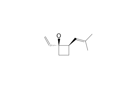 Cyclobutanol, 1-ethenyl-2-(2-methyl-1-propenyl)-, cis-