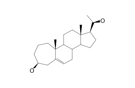 4.Bete.,20.beta.-dihydroxy-A-homo-5-pregnene