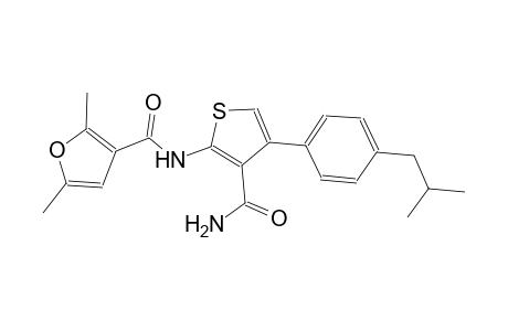 N-[3-(aminocarbonyl)-4-(4-isobutylphenyl)-2-thienyl]-2,5-dimethyl-3-furamide