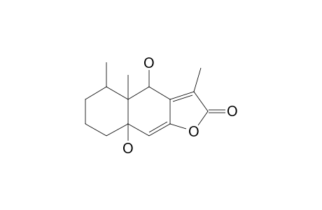 6-BETA,10-BETA-DIHYDROXYEREMOPHILA-7-(11),8-(9)-DIEN-12,8-OLIDE