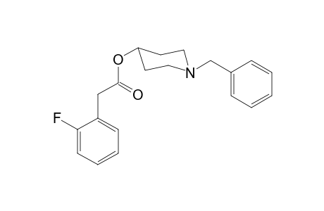 1-Benzylpiperidin-4-yl (2-fluorophenyl)acetate