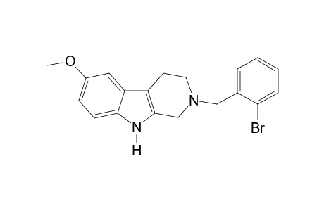 N2-(2-Bromobenzyl)-5-methoxytryptamine-A (CH2O,-H2O)