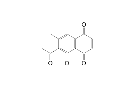 1,4-Naphthalenedione, 6-acetyl-5-hydroxy-7-methyl-