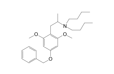 N,N-Dibutyl-4-benzyloxy-2,6-dimethoxyamphetamine