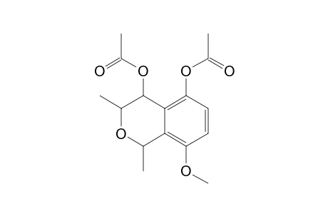 (1R,3S,4R)-4,5-DIACETOXY-3,4-DIHYDRO-1,3-DIMETHYL-8-METHOXY-2-BENZOPYRAN