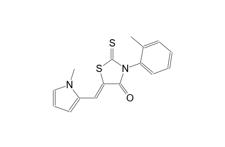 (5Z)-3-(2-methylphenyl)-5-[(1-methyl-1H-pyrrol-2-yl)methylene]-2-thioxo-1,3-thiazolidin-4-one